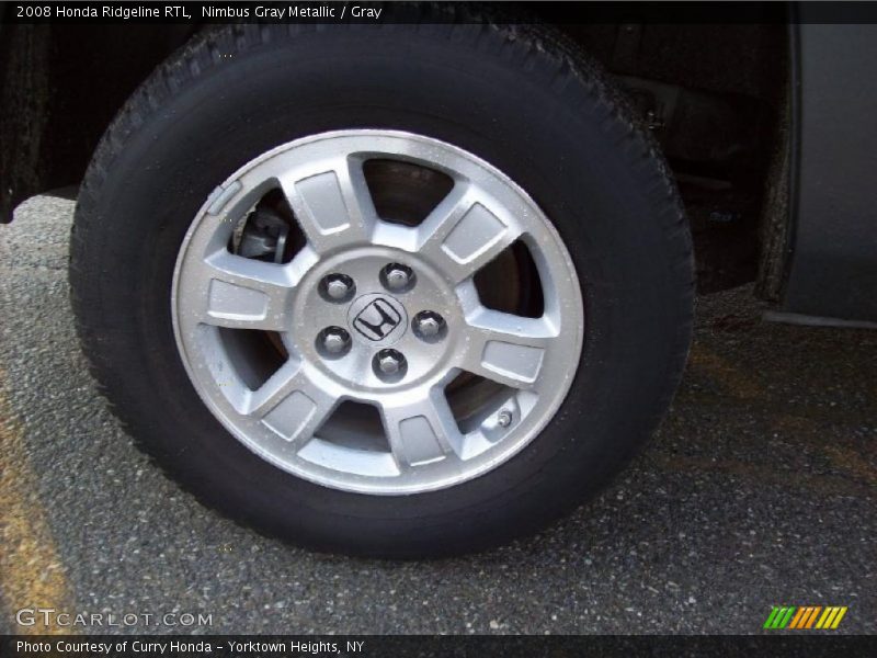 Nimbus Gray Metallic / Gray 2008 Honda Ridgeline RTL