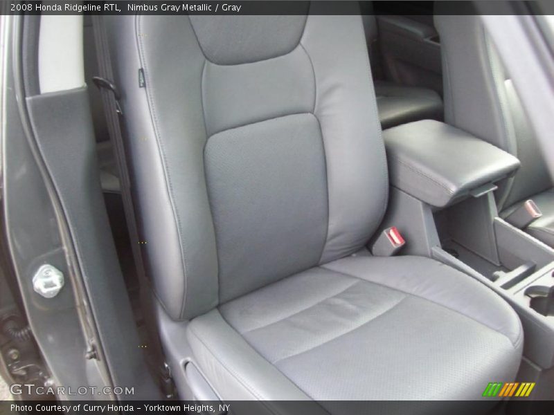 Nimbus Gray Metallic / Gray 2008 Honda Ridgeline RTL