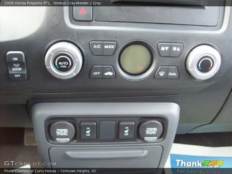 Nimbus Gray Metallic / Gray 2008 Honda Ridgeline RTL