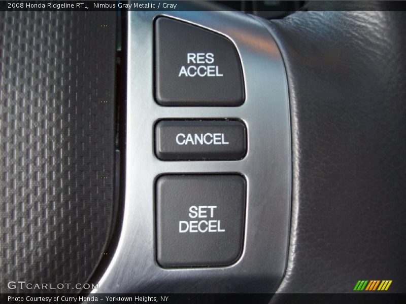 Nimbus Gray Metallic / Gray 2008 Honda Ridgeline RTL