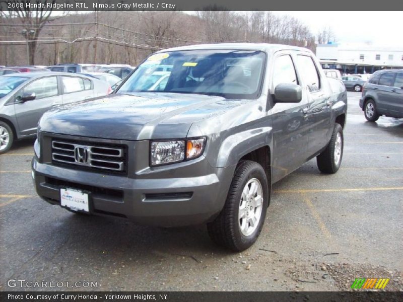 Nimbus Gray Metallic / Gray 2008 Honda Ridgeline RTL