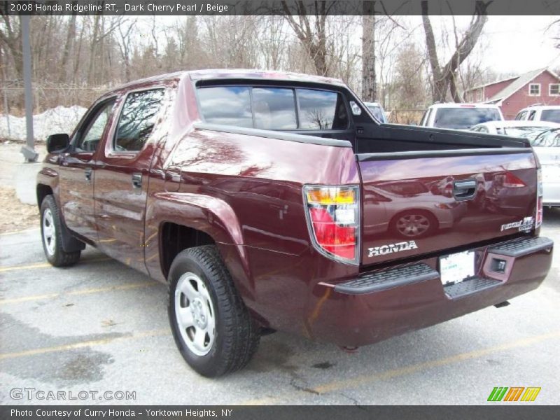 Dark Cherry Pearl / Beige 2008 Honda Ridgeline RT