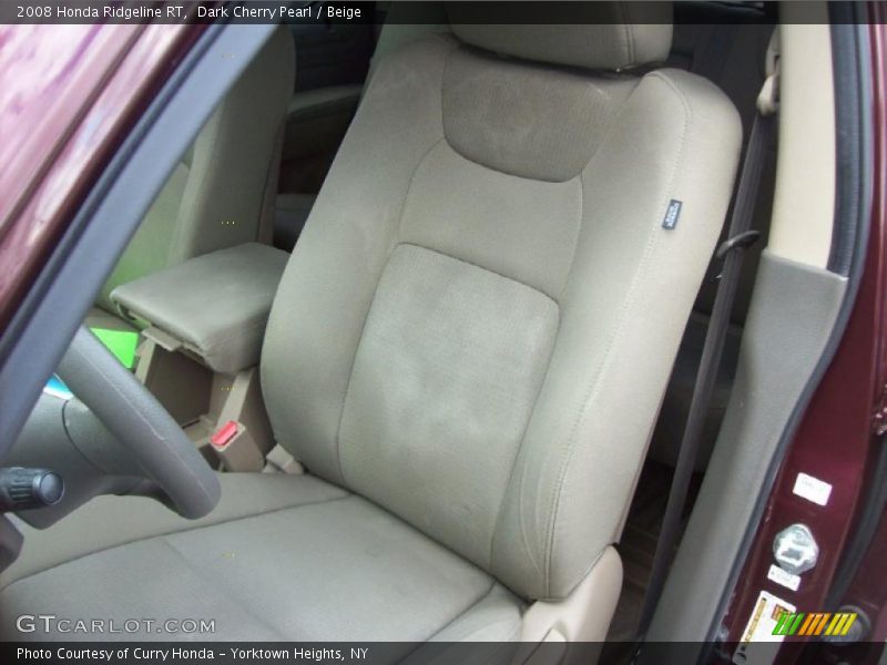 Dark Cherry Pearl / Beige 2008 Honda Ridgeline RT
