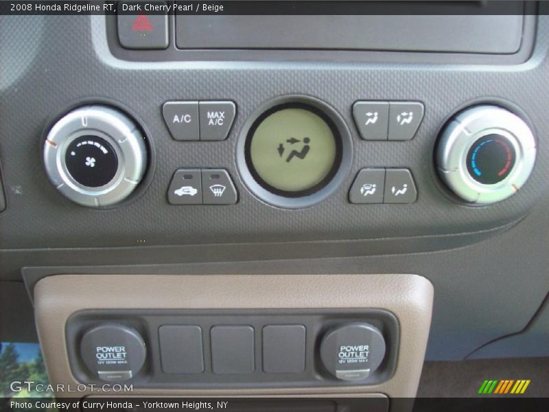 Controls of 2008 Ridgeline RT