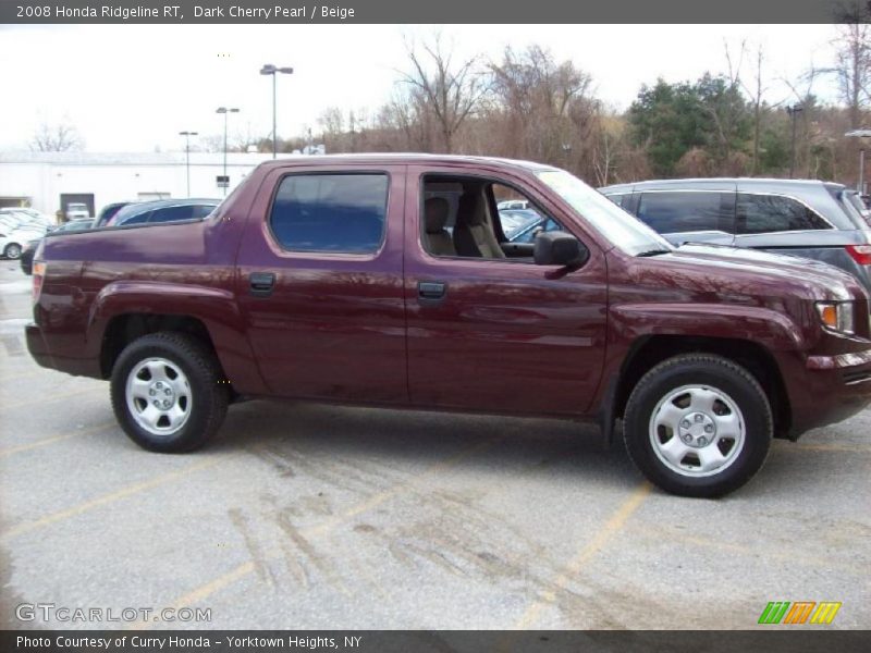 Dark Cherry Pearl / Beige 2008 Honda Ridgeline RT