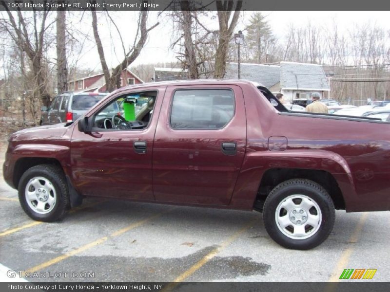 Dark Cherry Pearl / Beige 2008 Honda Ridgeline RT