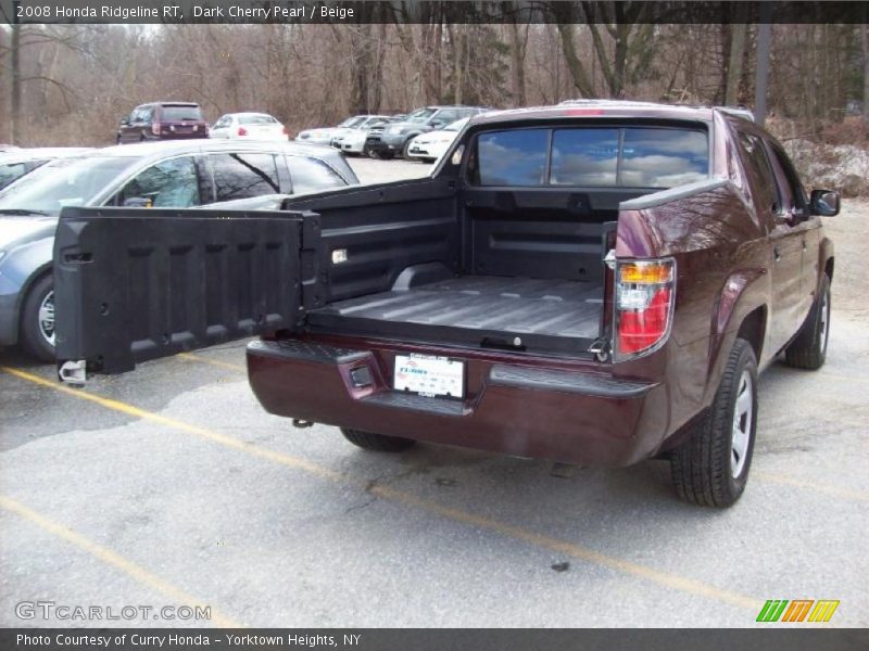Dark Cherry Pearl / Beige 2008 Honda Ridgeline RT