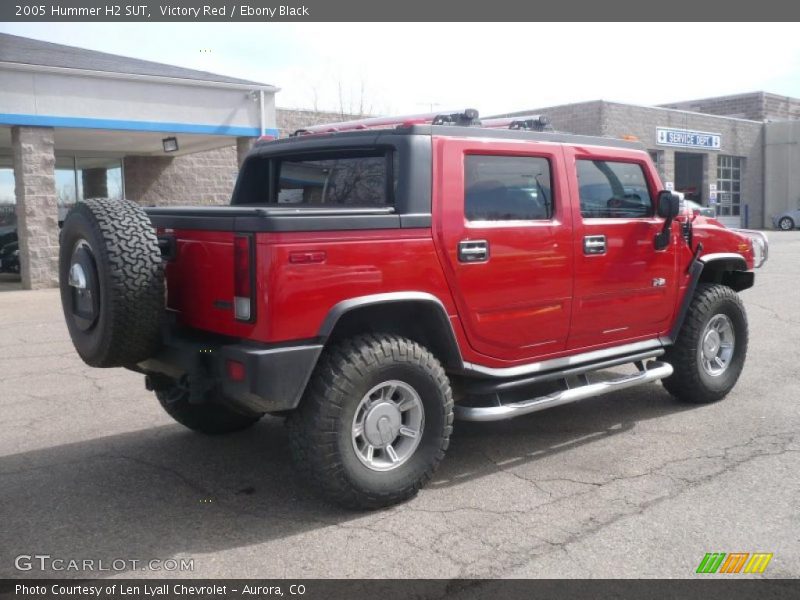 Victory Red / Ebony Black 2005 Hummer H2 SUT