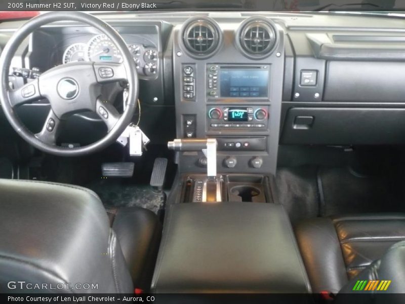 Victory Red / Ebony Black 2005 Hummer H2 SUT