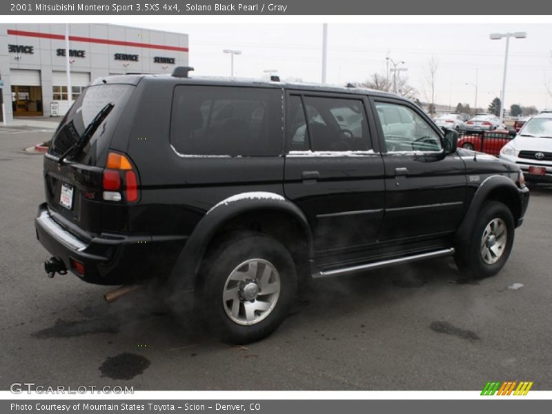 Solano Black Pearl / Gray 2001 Mitsubishi Montero Sport 3.5XS 4x4
