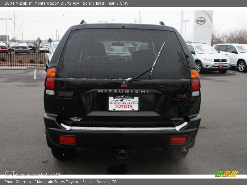 Solano Black Pearl / Gray 2001 Mitsubishi Montero Sport 3.5XS 4x4