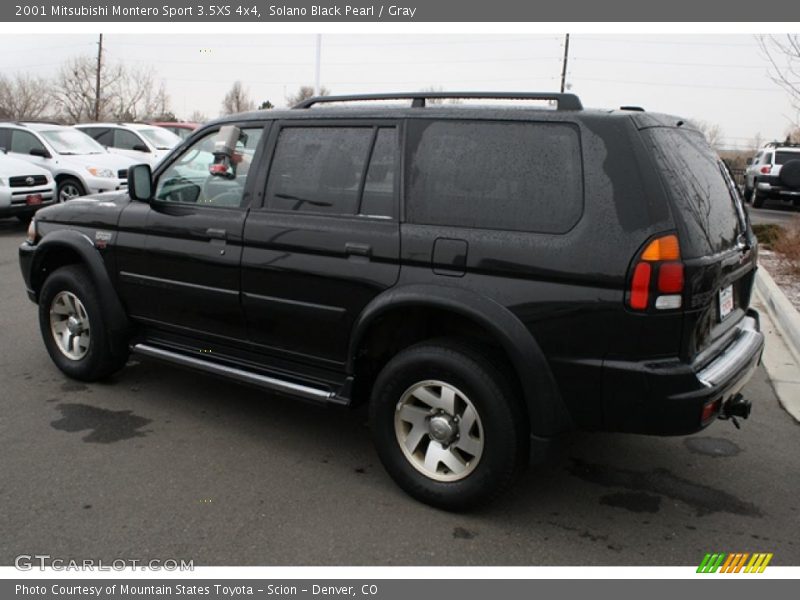 Solano Black Pearl / Gray 2001 Mitsubishi Montero Sport 3.5XS 4x4