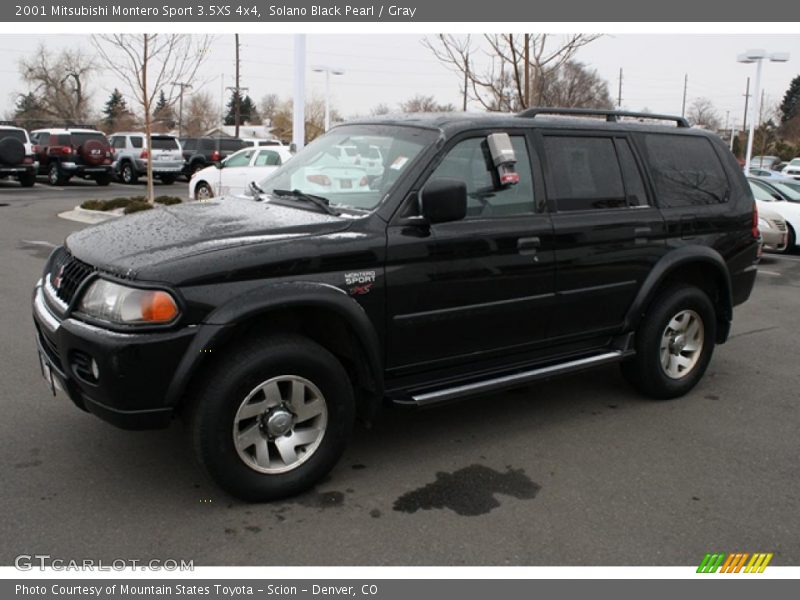 Solano Black Pearl / Gray 2001 Mitsubishi Montero Sport 3.5XS 4x4