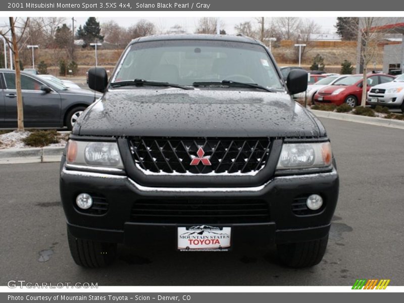 Solano Black Pearl / Gray 2001 Mitsubishi Montero Sport 3.5XS 4x4