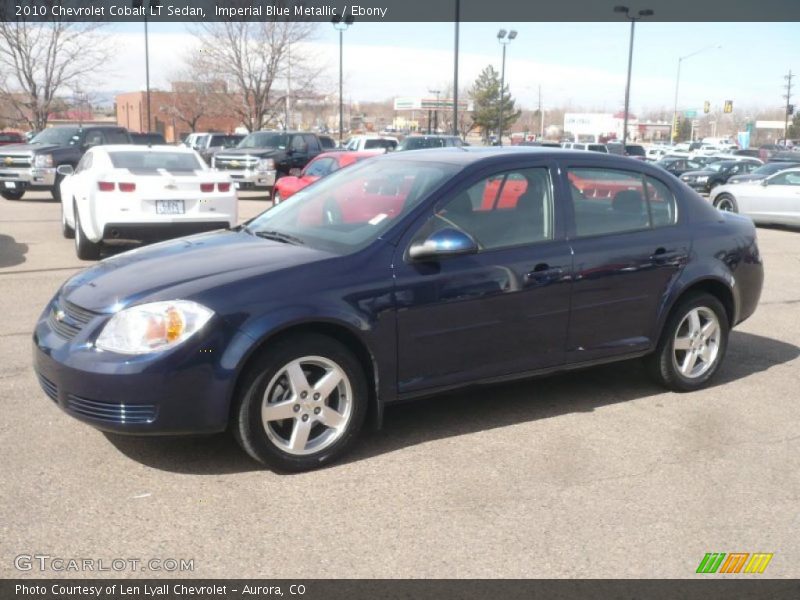 Imperial Blue Metallic / Ebony 2010 Chevrolet Cobalt LT Sedan