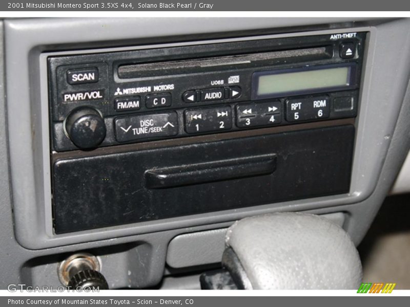 Solano Black Pearl / Gray 2001 Mitsubishi Montero Sport 3.5XS 4x4