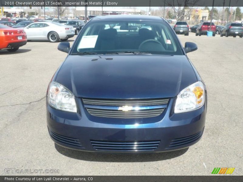 Imperial Blue Metallic / Ebony 2010 Chevrolet Cobalt LT Sedan