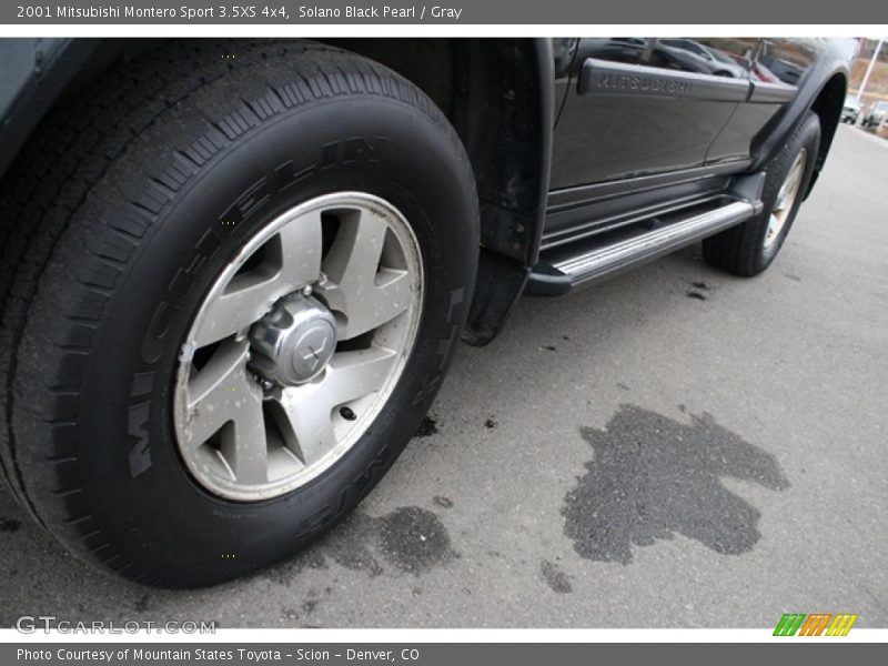 Solano Black Pearl / Gray 2001 Mitsubishi Montero Sport 3.5XS 4x4