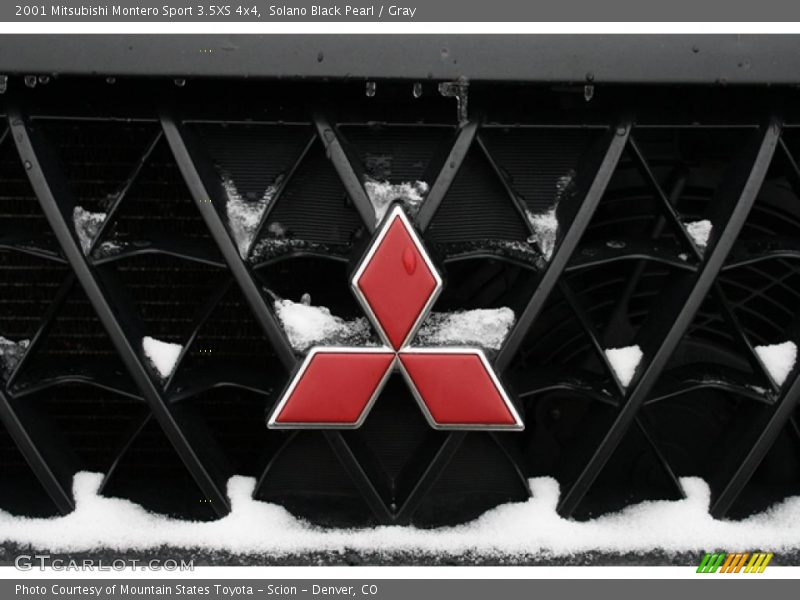 Solano Black Pearl / Gray 2001 Mitsubishi Montero Sport 3.5XS 4x4