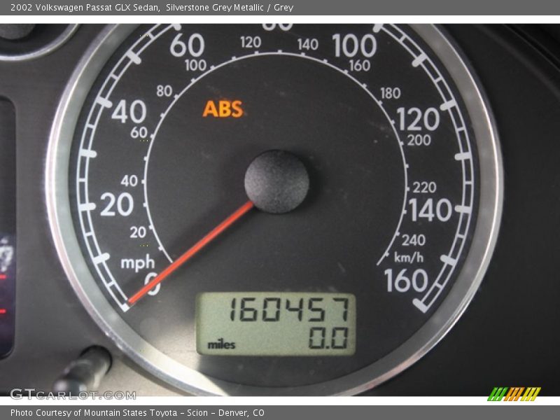 Silverstone Grey Metallic / Grey 2002 Volkswagen Passat GLX Sedan