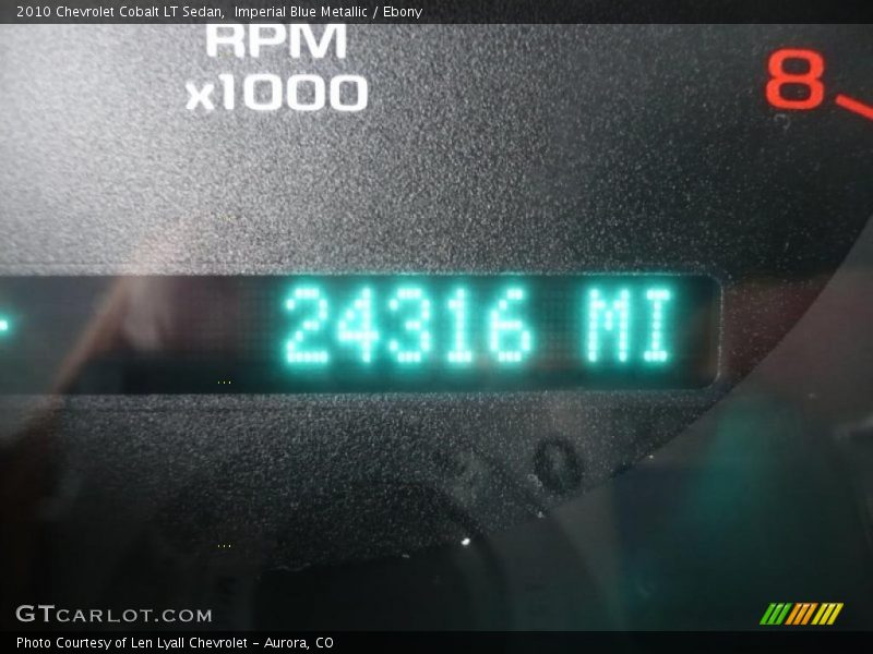 Imperial Blue Metallic / Ebony 2010 Chevrolet Cobalt LT Sedan