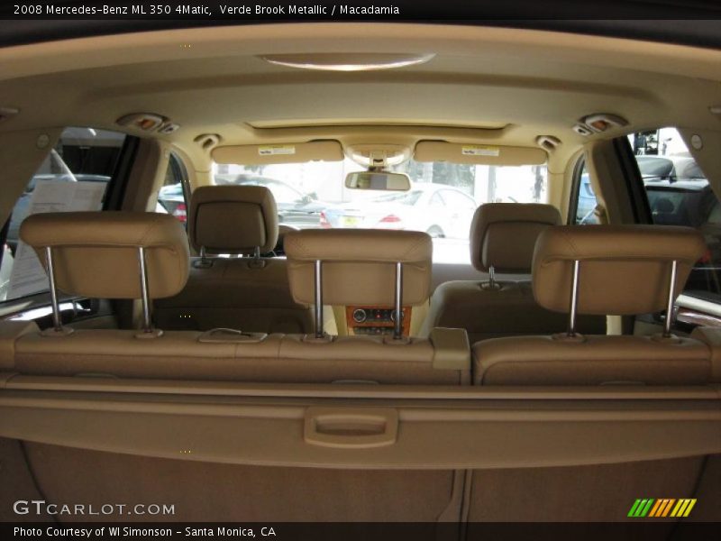 Verde Brook Metallic / Macadamia 2008 Mercedes-Benz ML 350 4Matic