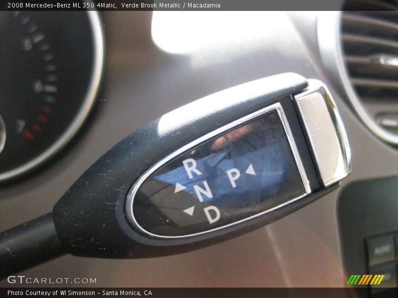 Verde Brook Metallic / Macadamia 2008 Mercedes-Benz ML 350 4Matic