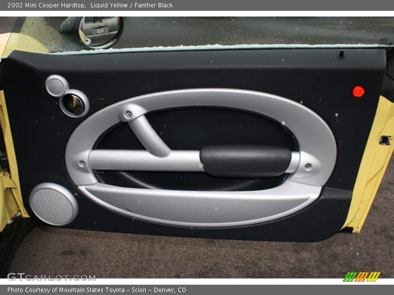Liquid Yellow / Panther Black 2002 Mini Cooper Hardtop