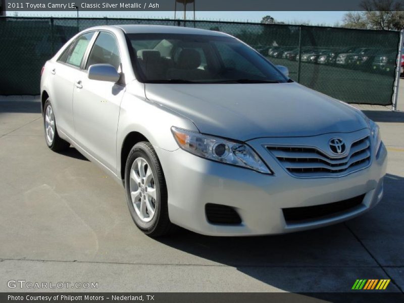 Classic Silver Metallic / Ash 2011 Toyota Camry LE