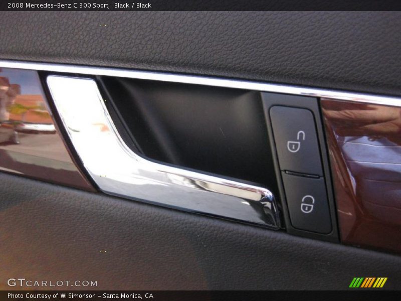Black / Black 2008 Mercedes-Benz C 300 Sport