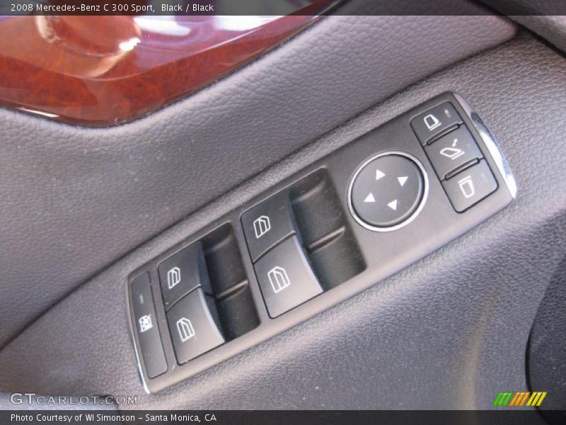 Black / Black 2008 Mercedes-Benz C 300 Sport