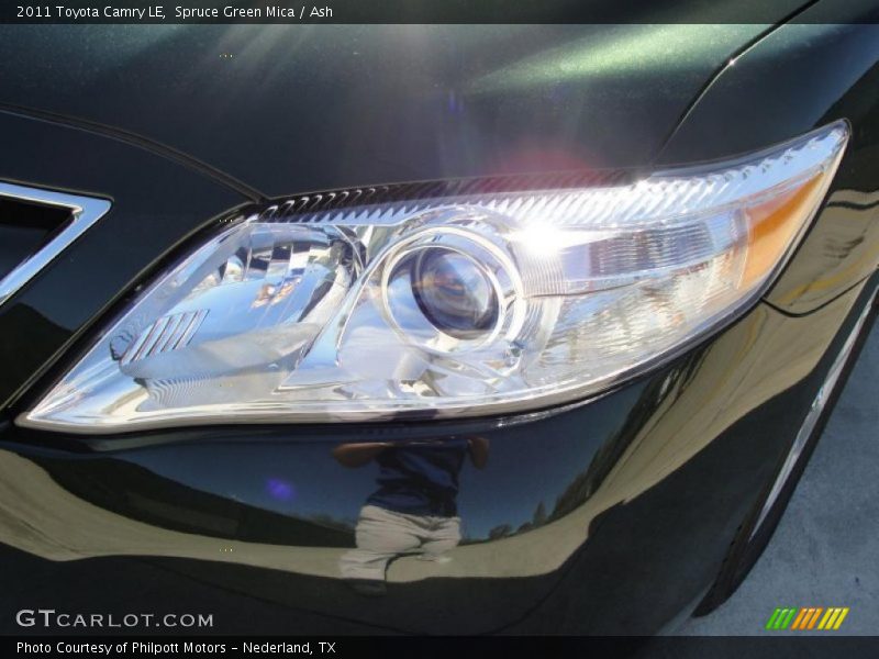 Spruce Green Mica / Ash 2011 Toyota Camry LE