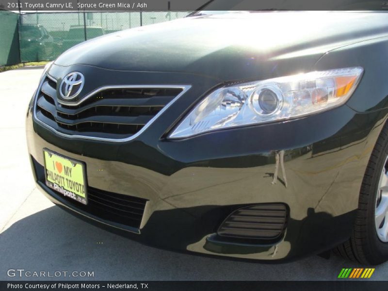 Spruce Green Mica / Ash 2011 Toyota Camry LE