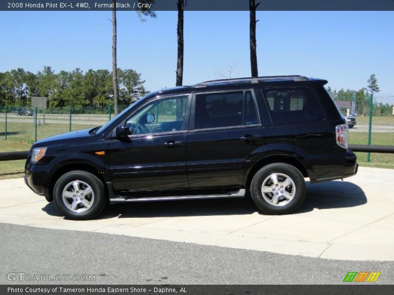 Formal Black / Gray 2008 Honda Pilot EX-L 4WD