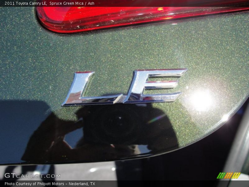Spruce Green Mica / Ash 2011 Toyota Camry LE