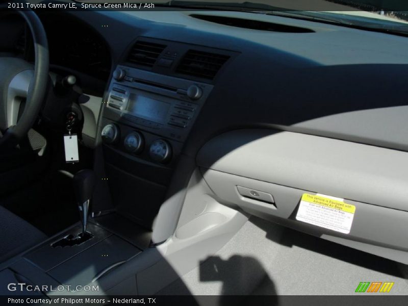 Spruce Green Mica / Ash 2011 Toyota Camry LE