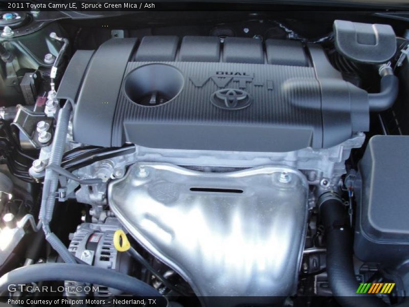 Spruce Green Mica / Ash 2011 Toyota Camry LE