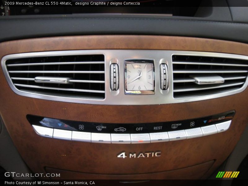 Controls of 2009 CL 550 4Matic