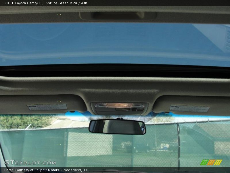 Spruce Green Mica / Ash 2011 Toyota Camry LE