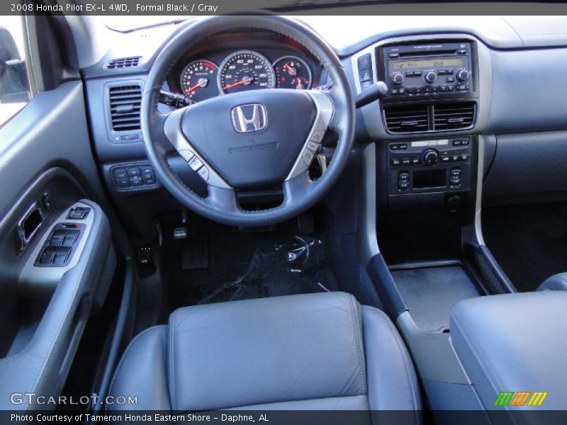 Formal Black / Gray 2008 Honda Pilot EX-L 4WD