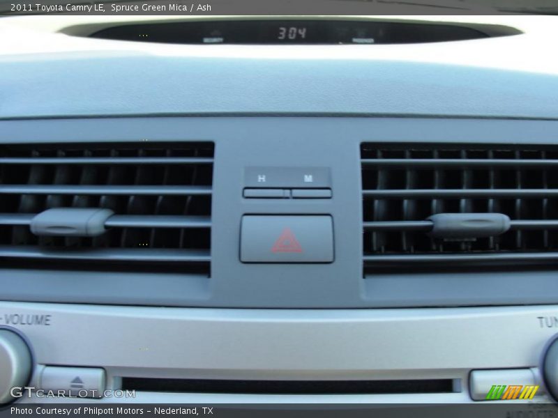 Spruce Green Mica / Ash 2011 Toyota Camry LE