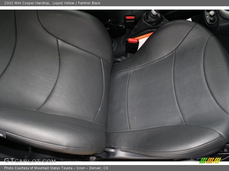 Liquid Yellow / Panther Black 2002 Mini Cooper Hardtop