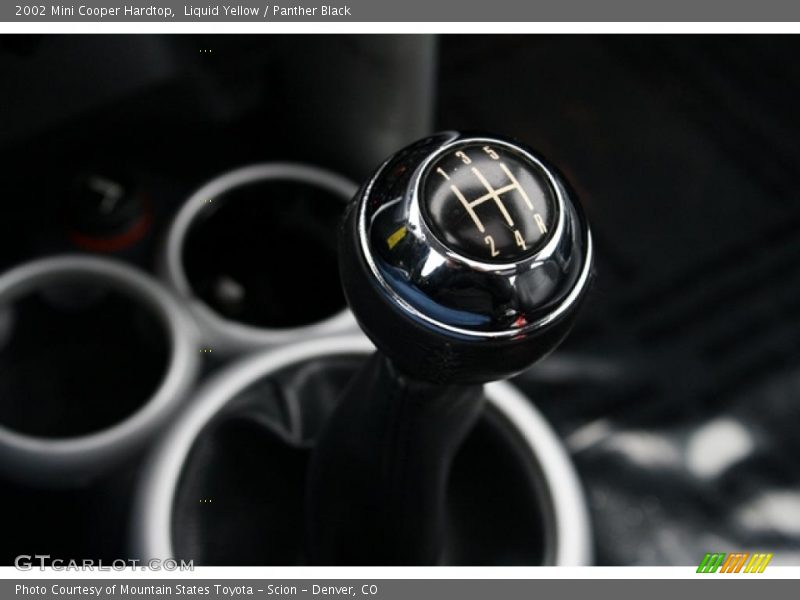 Liquid Yellow / Panther Black 2002 Mini Cooper Hardtop