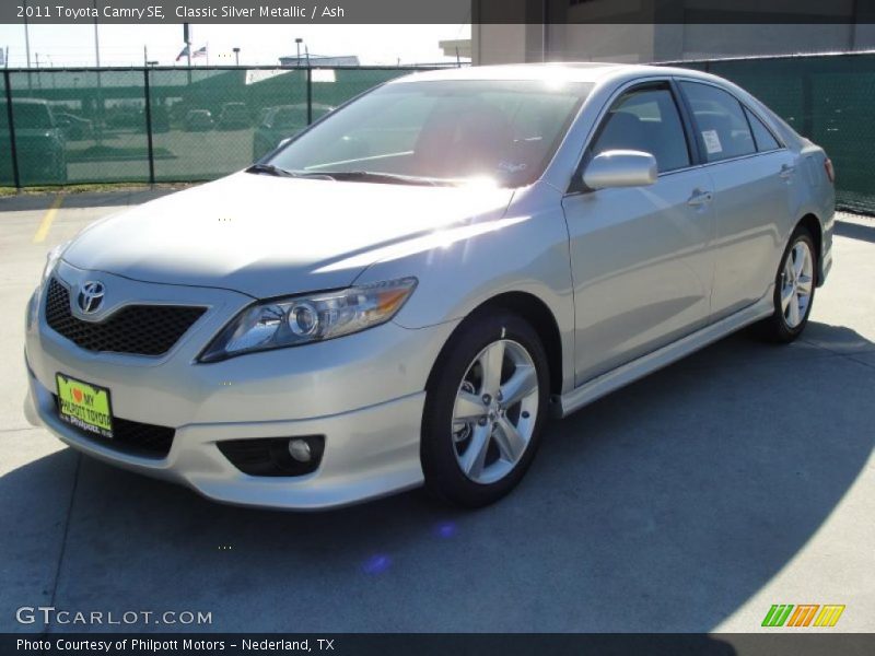 Classic Silver Metallic / Ash 2011 Toyota Camry SE