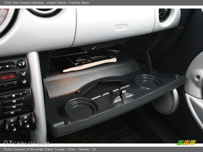 Liquid Yellow / Panther Black 2002 Mini Cooper Hardtop