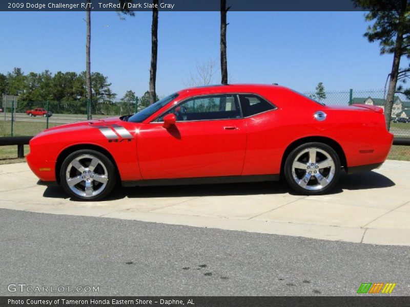 TorRed / Dark Slate Gray 2009 Dodge Challenger R/T