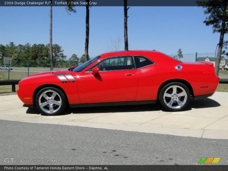 TorRed / Dark Slate Gray 2009 Dodge Challenger R/T