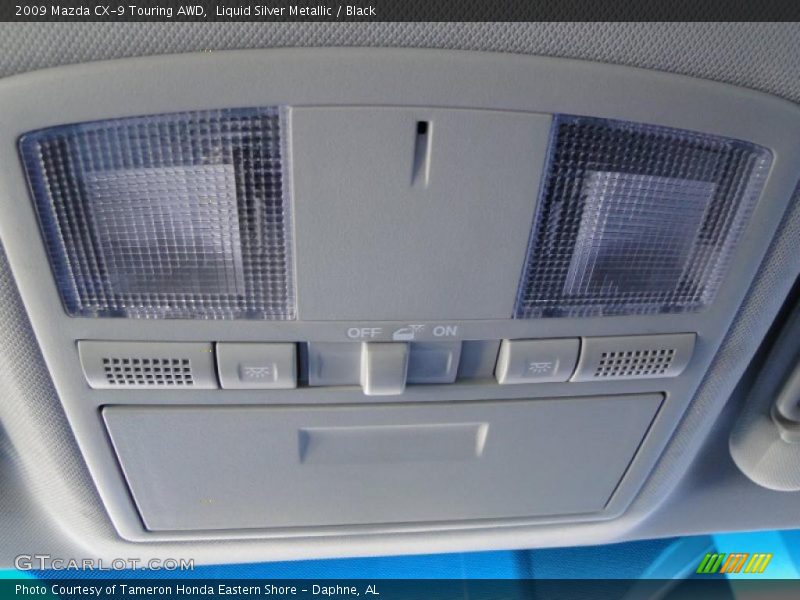 Liquid Silver Metallic / Black 2009 Mazda CX-9 Touring AWD