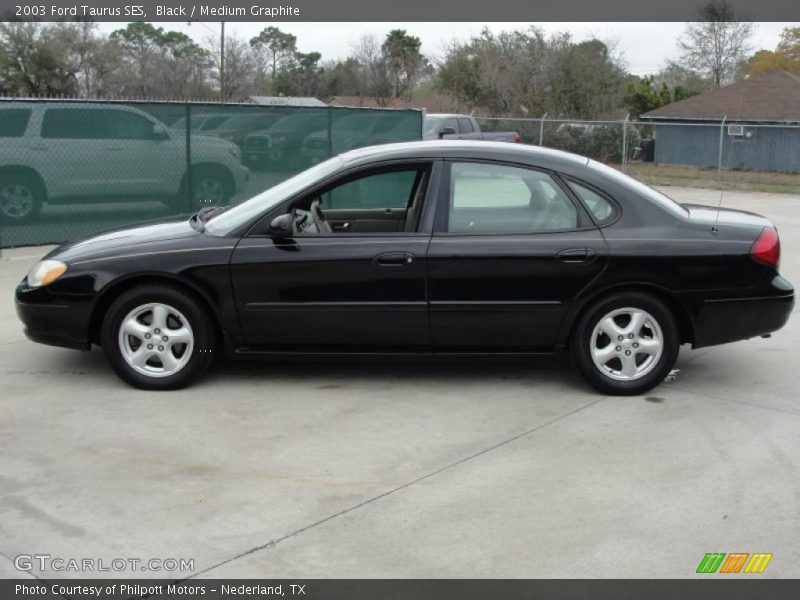 Black / Medium Graphite 2003 Ford Taurus SES