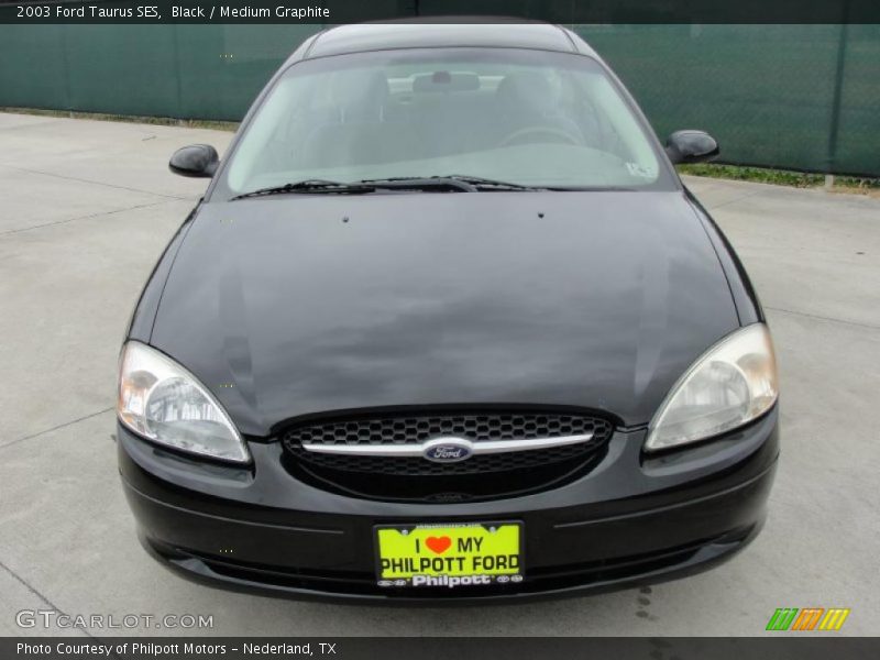 Black / Medium Graphite 2003 Ford Taurus SES